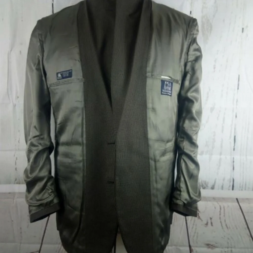 Jos A Bank Business Express 42R Brown Blazer